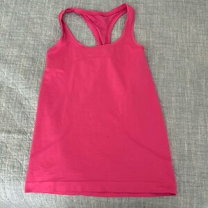 Sonic Pink Lululemon swiftly tech racer back tank